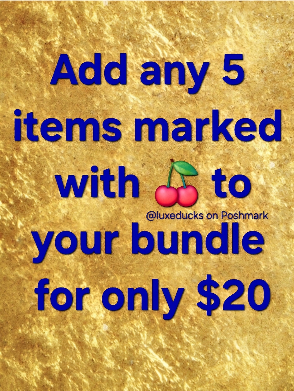 🍒 5/$20 & $4.99 shipping! 🍒🍒🍒